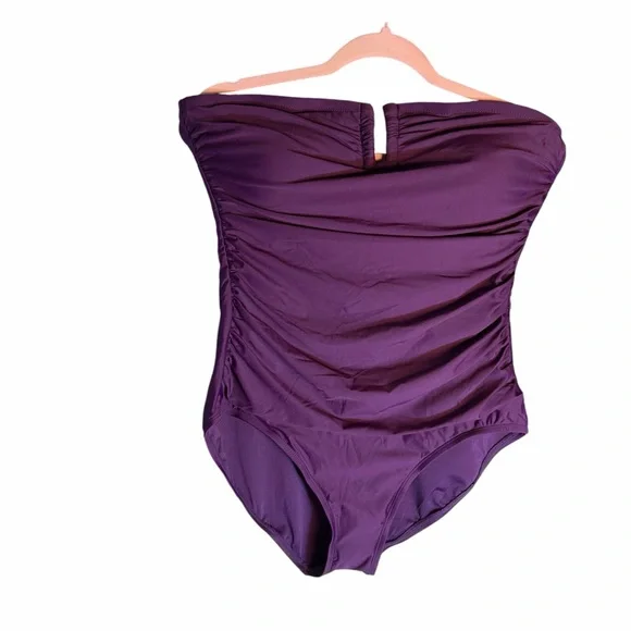 DKNY Sport 1 pc Convertible Strap Swimsuit - Picture 7 of 14